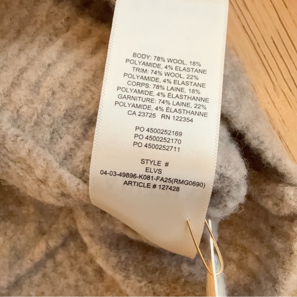 NWT 127428 Aritzia Wilfred CHORUS HTHR STN GREAT MULTI - Picture 4 of 5